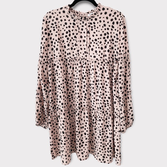 Solution Dresses & Skirts - SOLUTION | Pink Spotted Dress.